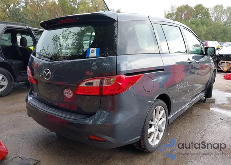 2012 Mazda Mazda5 Grand Touring из США, поврежденный, VIN JM1CW2DLXC0140508